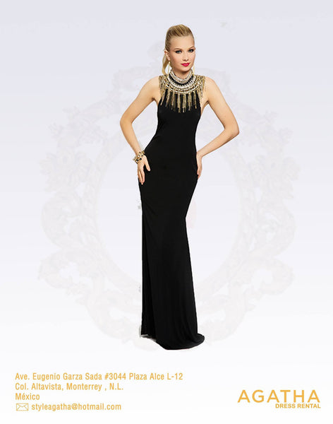 Vestido Negro Talla Chica
